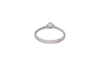 Anello con diamante - Asta Preziosi