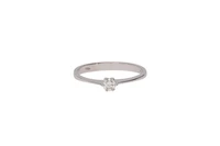 Anello con diamante - Asta Preziosi