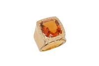 Anello con diamanti e pietra - Asta Preziosi Anello con diamanti e pietra - Asta Preziosi