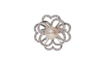 Anello con perla coltivata e diamanti - Asta Preziosi Anello con perla coltivata e diamanti - Asta Preziosi