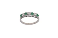 Anello con smeraldi e diamanti - Asta Preziosi Anello con smeraldi e diamanti - Asta Preziosi