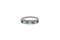 Anello con smeraldi e diamanti - Asta Preziosi Anello con smeraldi e diamanti - Asta Preziosi