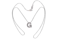 Collana e ciondolo con diamanti - Asta Preziosi