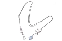 Collana e pendente mobile con diamanti e acquamarina - Asta Preziosi Collana e pendente mobile con diamanti e acquamarina - Asta Preziosi