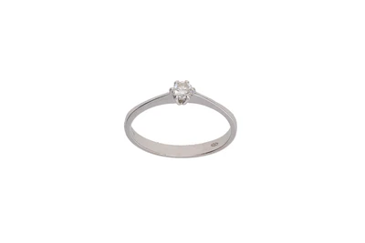 Anello con diamante - Asta Preziosi