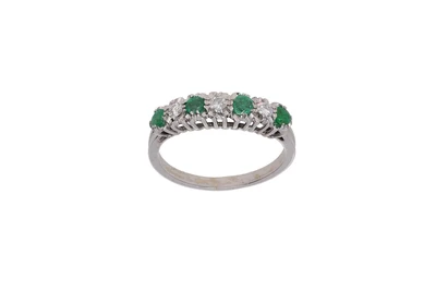 Anello con smeraldi e diamanti - Asta Preziosi Anello con smeraldi e diamanti - Asta Preziosi