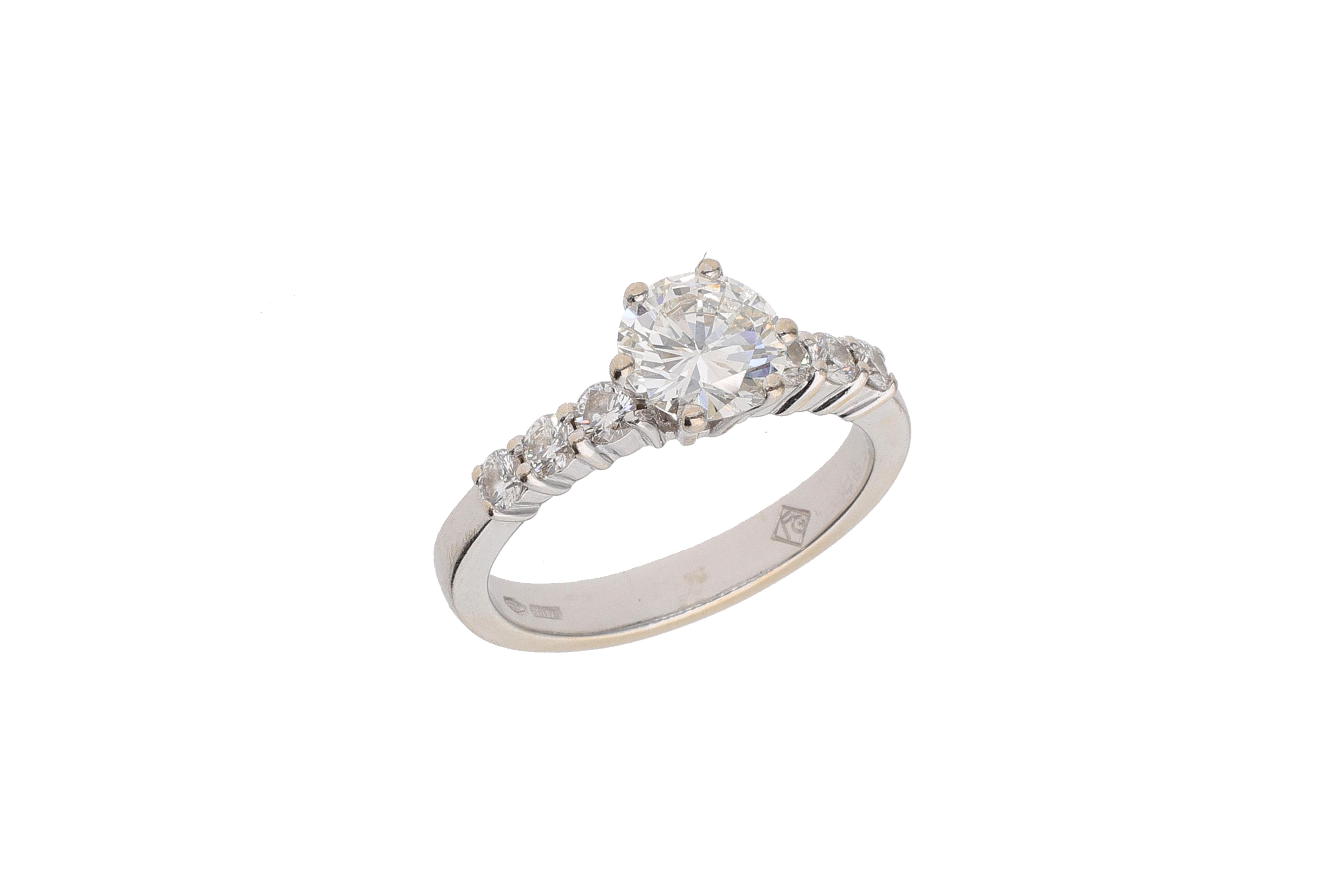 Anello con diamanti - Asta Preziosi