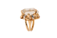 Anello con quarzo citrino - Asta Preziosi Anello con quarzo citrino - Asta Preziosi
