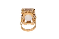 Anello con quarzo citrino - Asta Preziosi Anello con quarzo citrino - Asta Preziosi