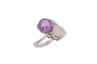 Anello contrarie' con diamanti e pietre - Asta Preziosi Anello contrarie' con diamanti e pietre - Asta Preziosi
