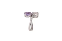 Anello contrarie' con diamanti e pietre - Asta Preziosi Anello contrarie' con diamanti e pietre - Asta Preziosi