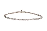 Bracciale tennis con diamanti - Asta Preziosi