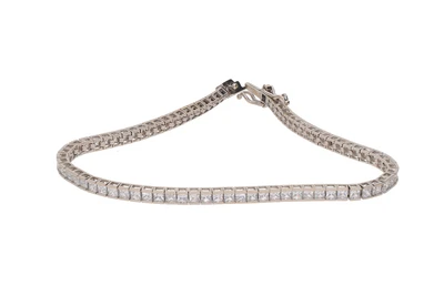 Bracciale con pietre incolori - Asta Preziosi