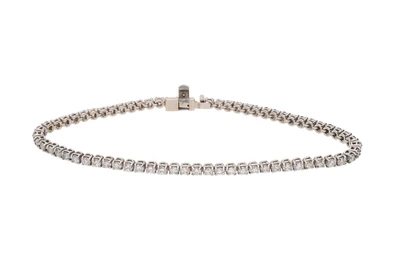 Bracciale tennis con diamanti - Asta Preziosi