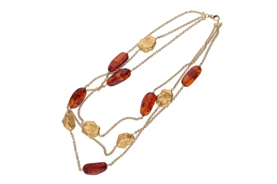 Collana con pietre - Asta Preziosi