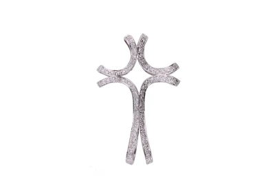Croce con diamanti - Asta Preziosi