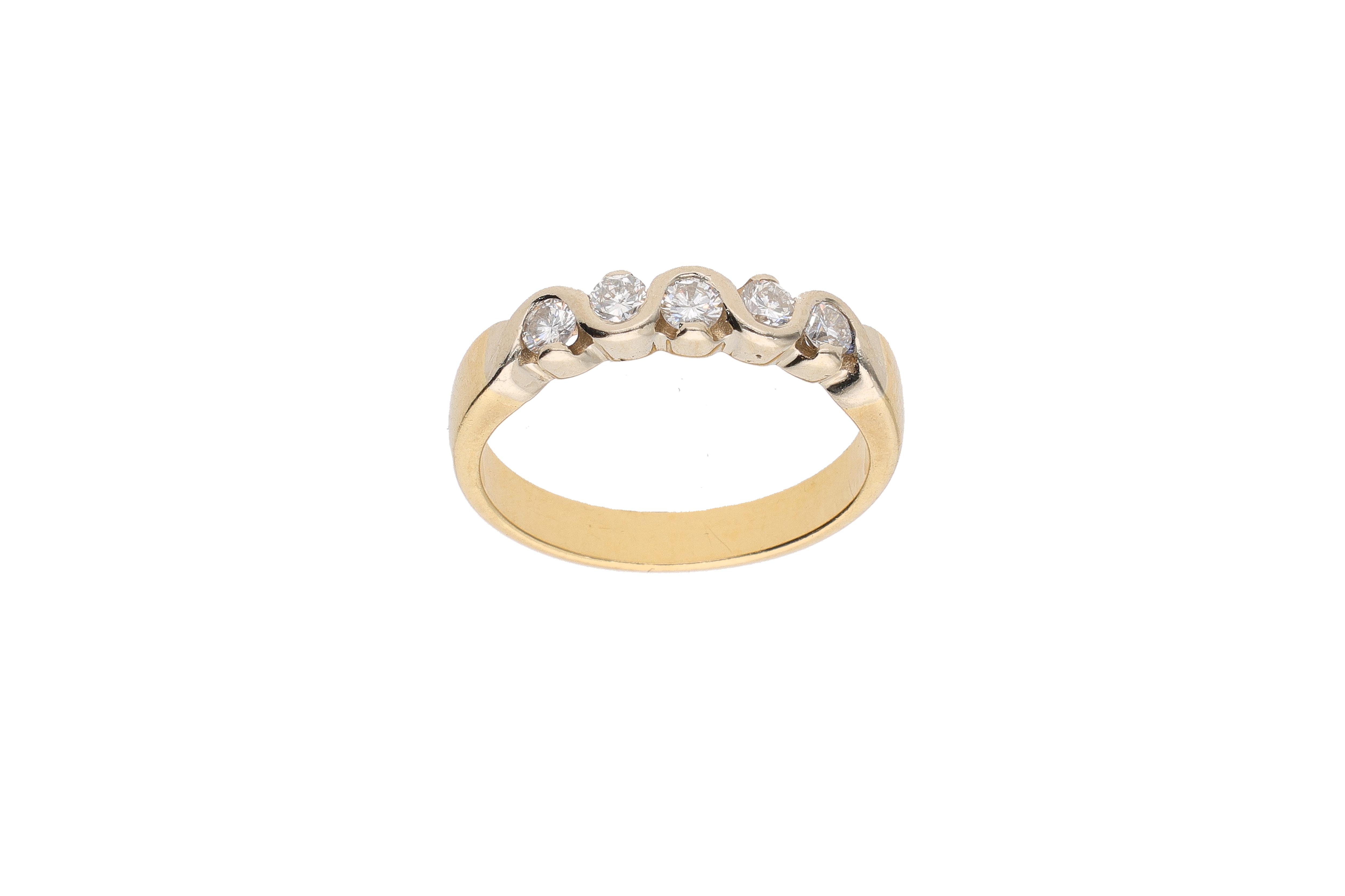 Anello con diamanti - Asta Preziosi