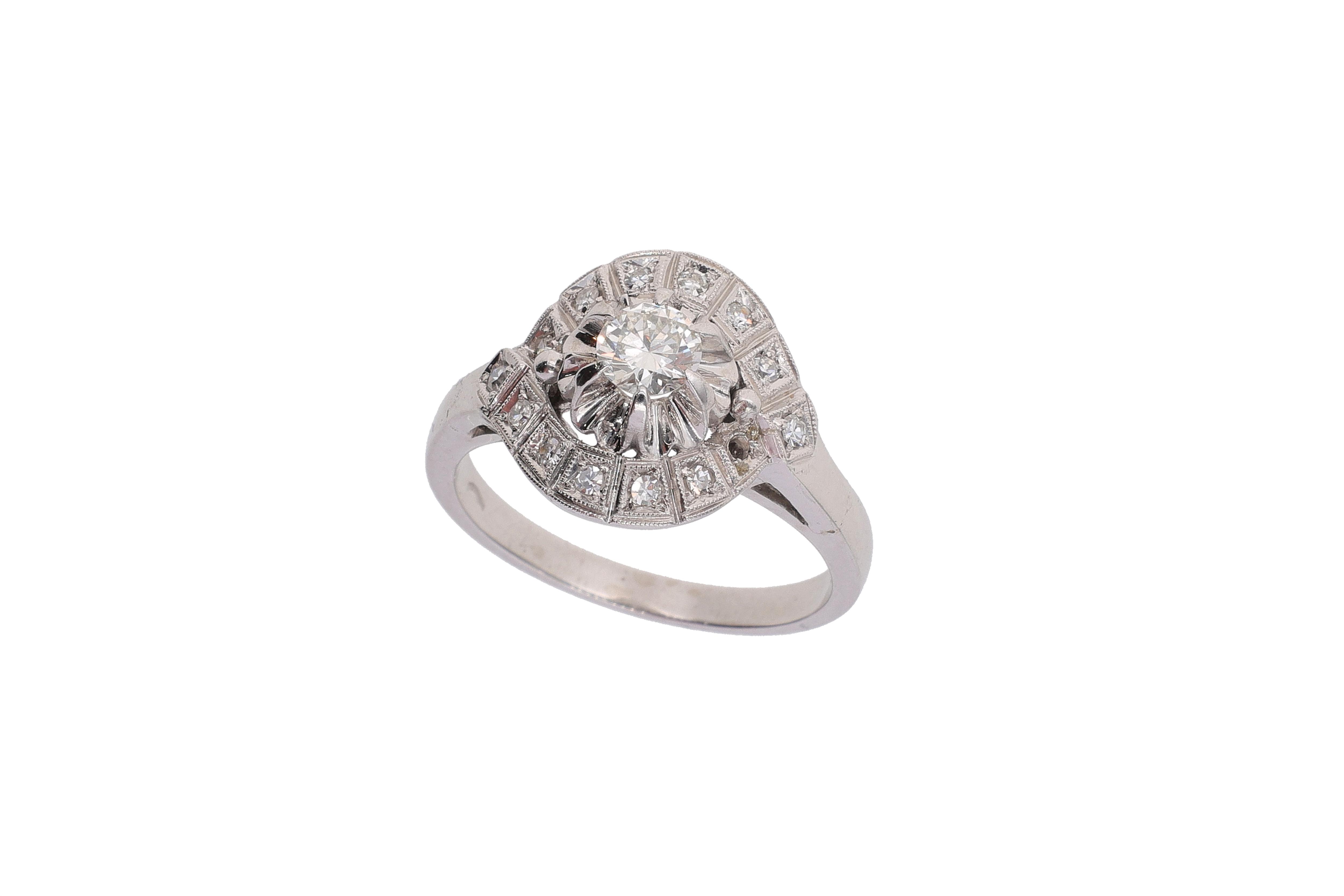 Anello con diamanti - Asta Preziosi