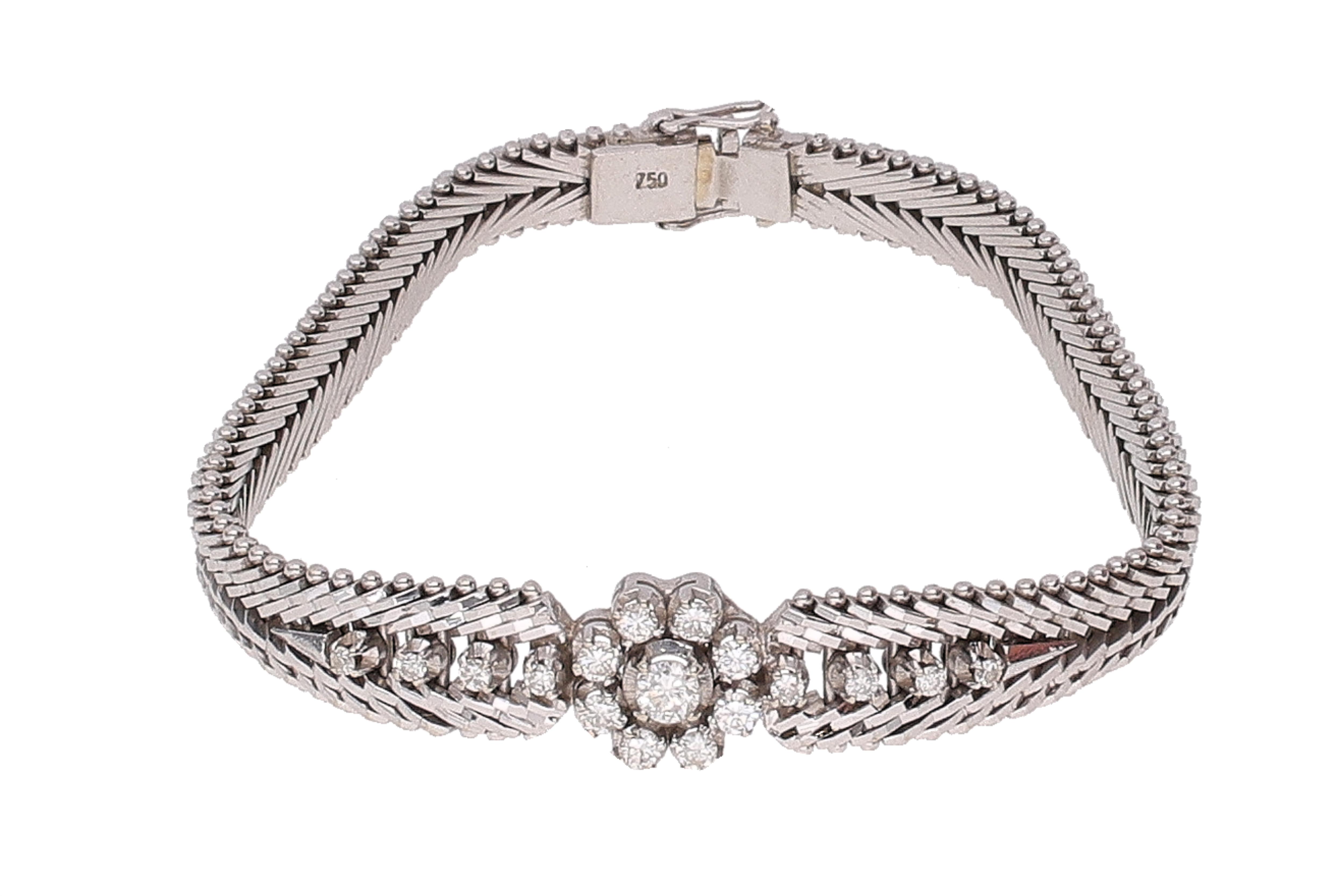 Bracciale con diamanti - Asta Preziosi