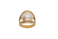 Anello con perla mabe' - Asta Preziosi
