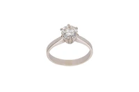 Anello solitario con diamante - Asta Preziosi Anello solitario con diamante - Asta Preziosi
