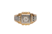 Anello solitario con diamante - Asta Preziosi Anello solitario con diamante - Asta Preziosi