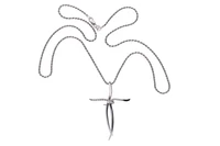 Collana e pendente con diamanti - Asta Preziosi Collana e pendente con diamanti - Asta Preziosi