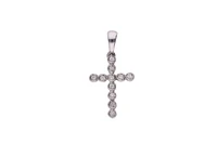 Pendente a forma di croce con diamanti - Asta Preziosi Pendente a forma di croce con diamanti - Asta Preziosi