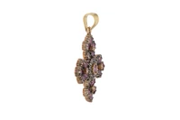 Pendente a forma di croce con diamanti e rubini - Asta Preziosi Pendente a forma di croce con diamanti e rubini - Asta Preziosi