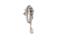Spilla con diamanti e perla - Asta Preziosi Spilla con diamanti e perla - Asta Preziosi