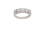 Veretta con cinque diamanti - Asta Preziosi Veretta con cinque diamanti - Asta Preziosi