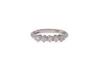 Veretta con cinque diamanti - Asta Preziosi Veretta con cinque diamanti - Asta Preziosi