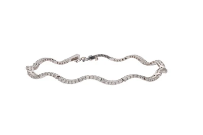 Bracciale con diamanti - Asta Preziosi Bracciale con diamanti - Asta Preziosi