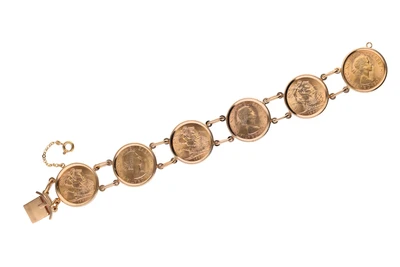 Bracciale con sterline - Asta Preziosi