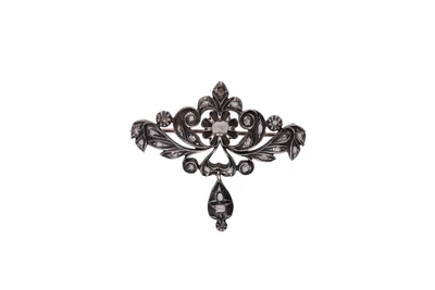 Spilla con diamanti - Asta Preziosi Spilla con diamanti - Asta Preziosi