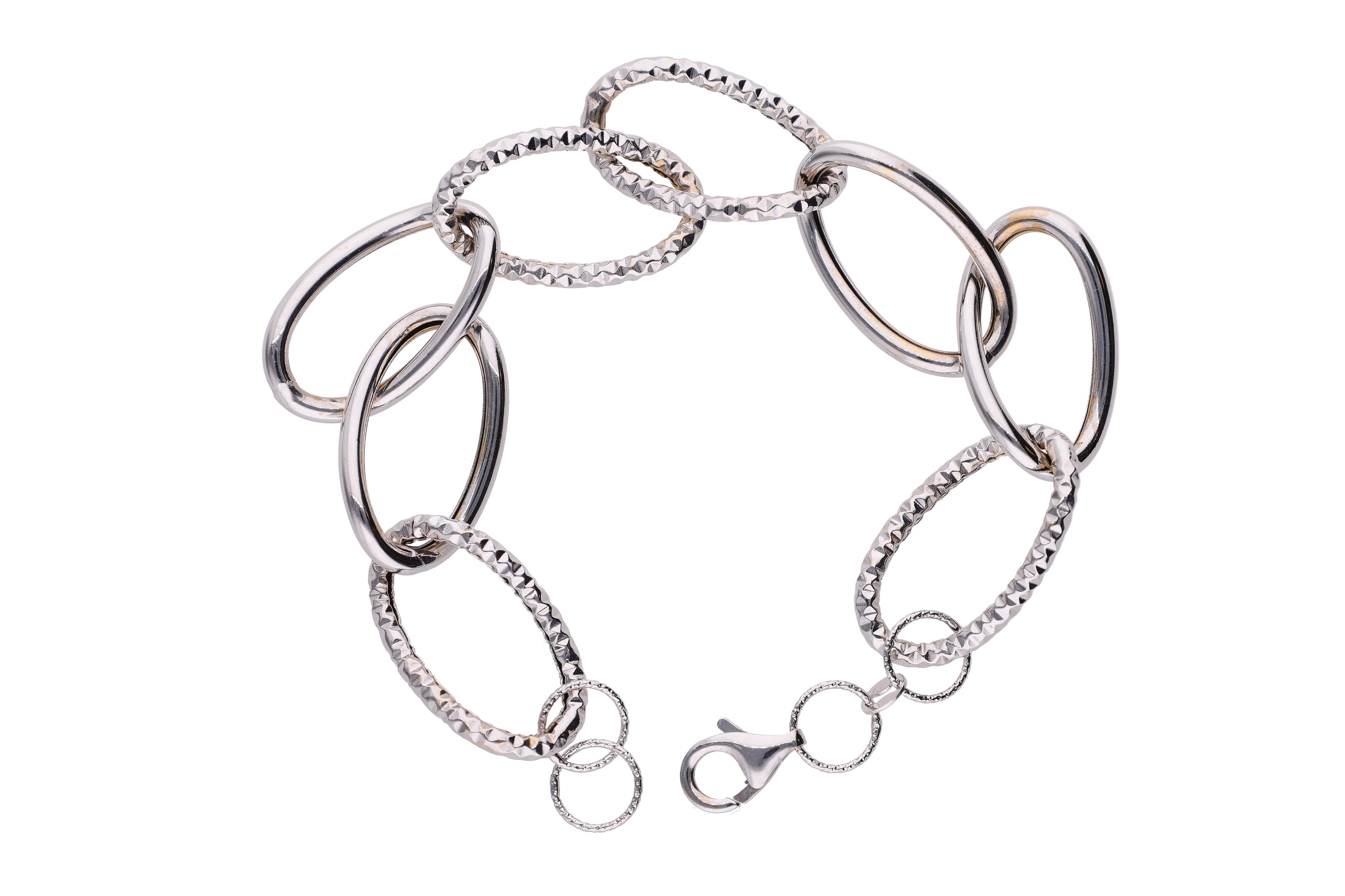 Bracciale a maglie ovali - Asta Preziosi