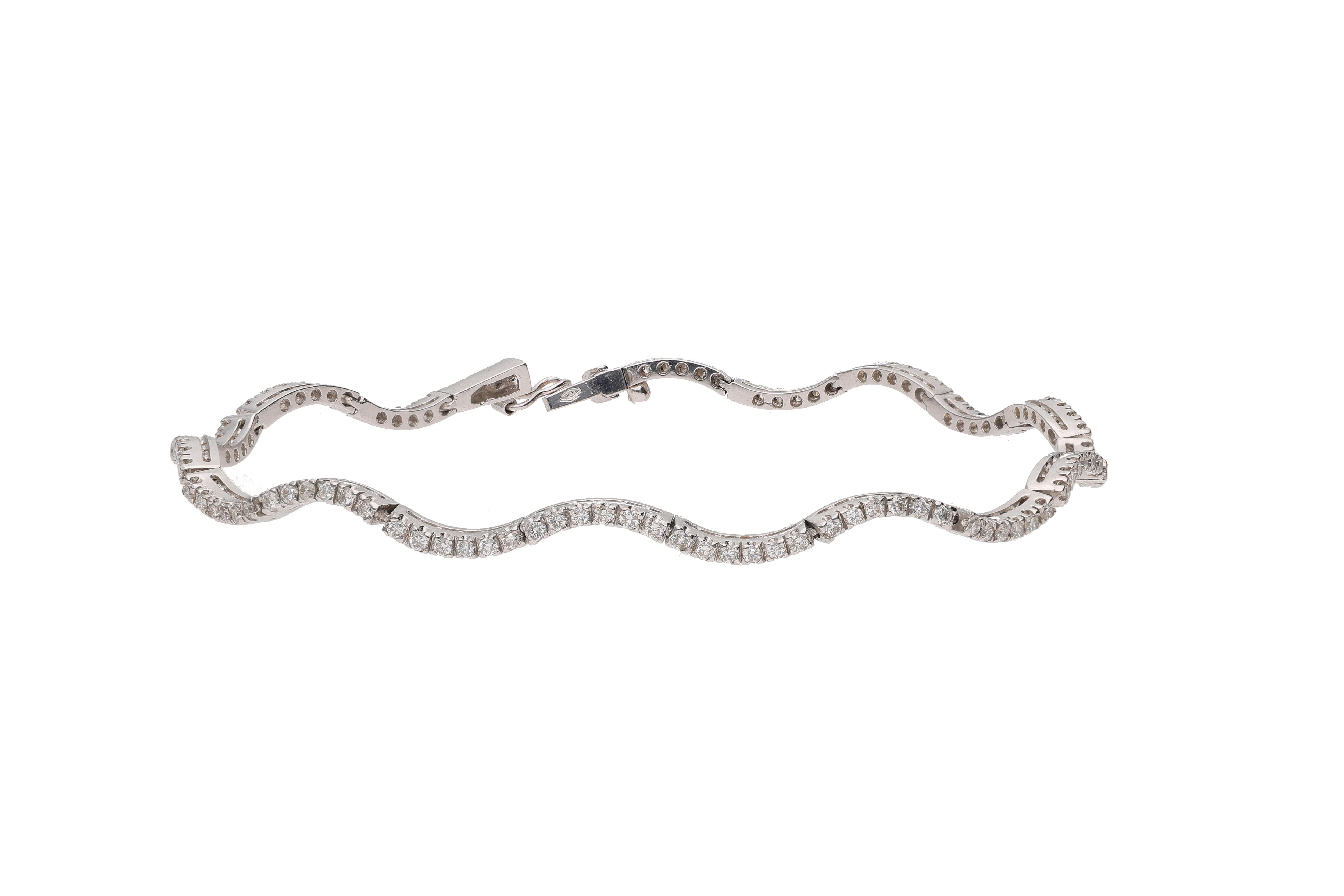 Bracciale con diamanti - Asta Preziosi