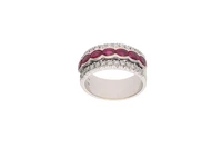Anello con diamanti e rubini - Asta Preziosi Anello con diamanti e rubini - Asta Preziosi