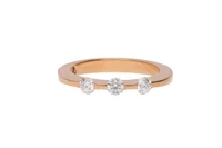 Anello con tre diamanti - Asta Preziosi Anello con tre diamanti - Asta Preziosi