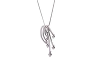 Collana e pendente con diamanti basculanti - Asta Preziosi Collana e pendente con diamanti basculanti - Asta Preziosi