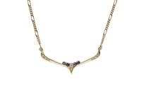 Collier con diamanti, zaffiri e pietre - Asta Preziosi Collier con diamanti, zaffiri e pietre - Asta Preziosi
