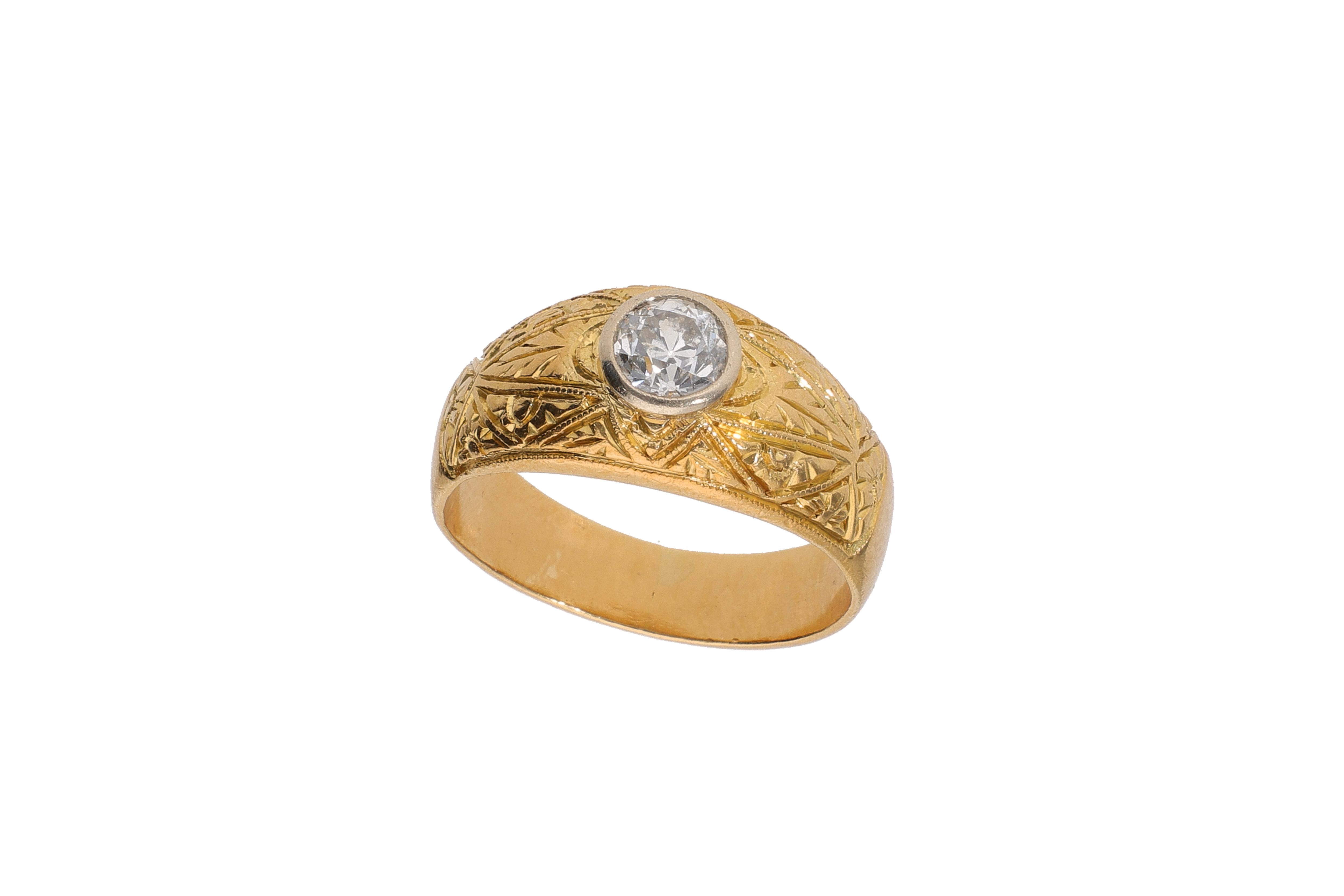 Anello con diamante - Asta Preziosi