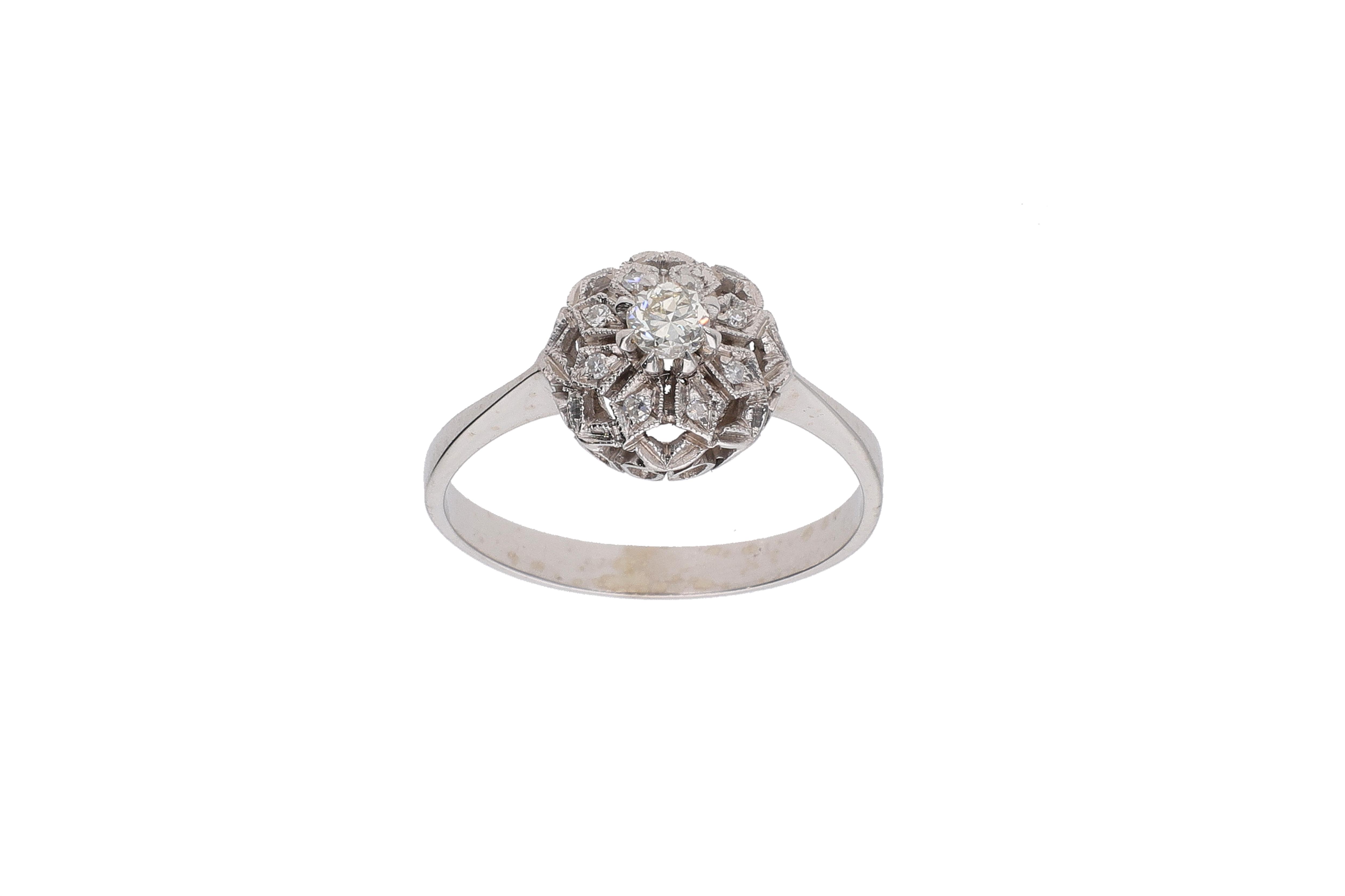 Anello con diamanti - Asta Preziosi