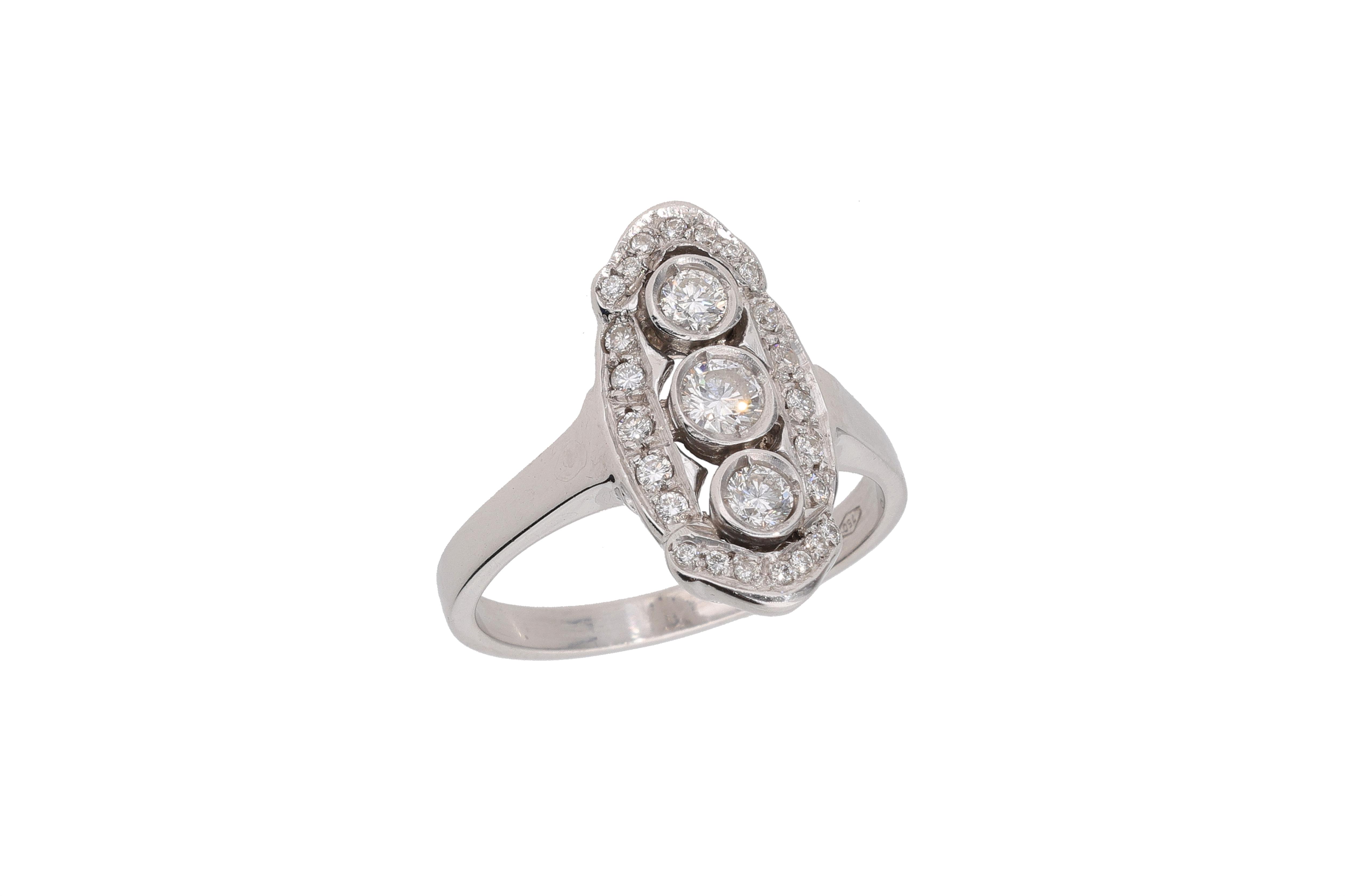 Anello con diamanti - Asta Preziosi