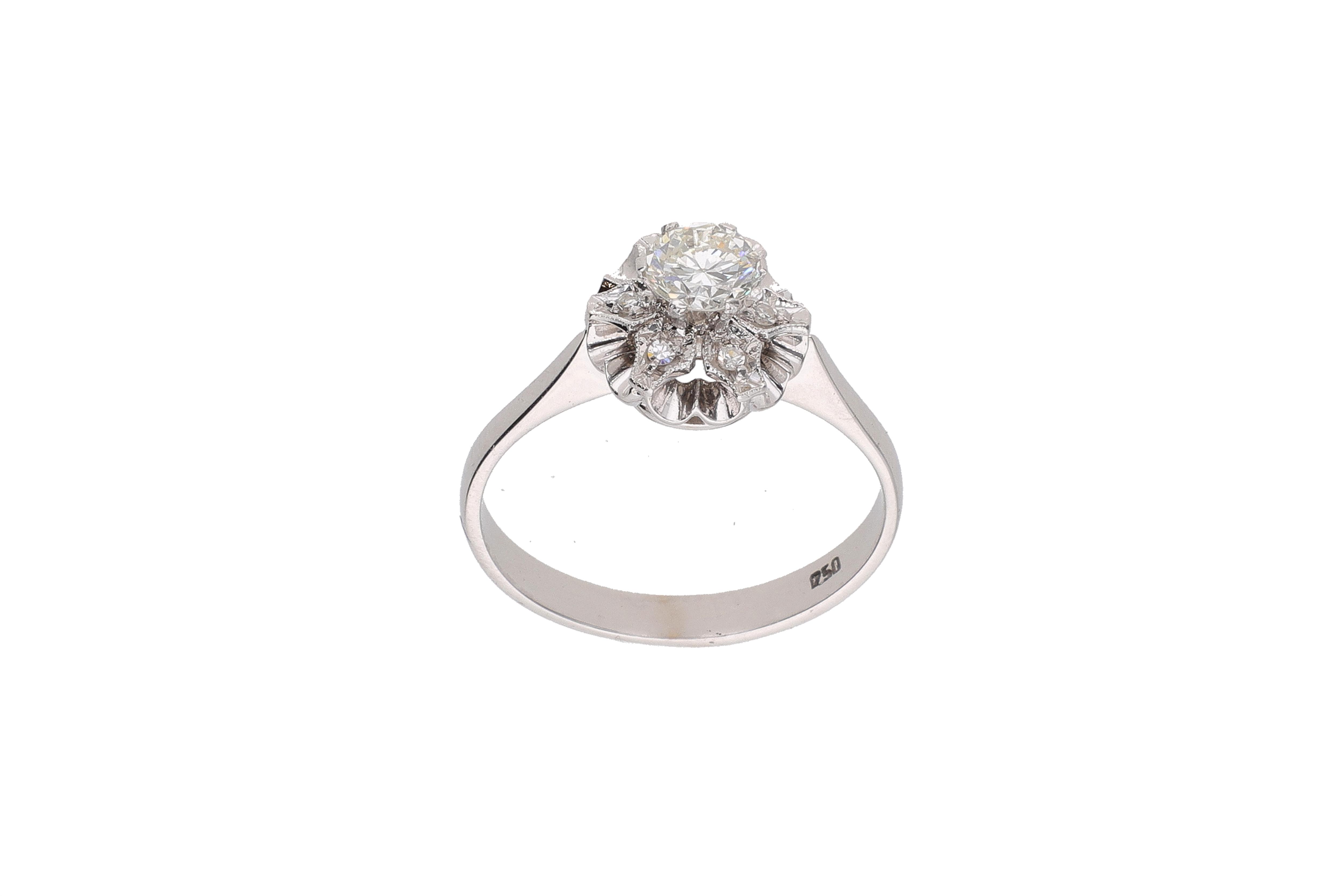 Anello con diamanti - Asta Preziosi