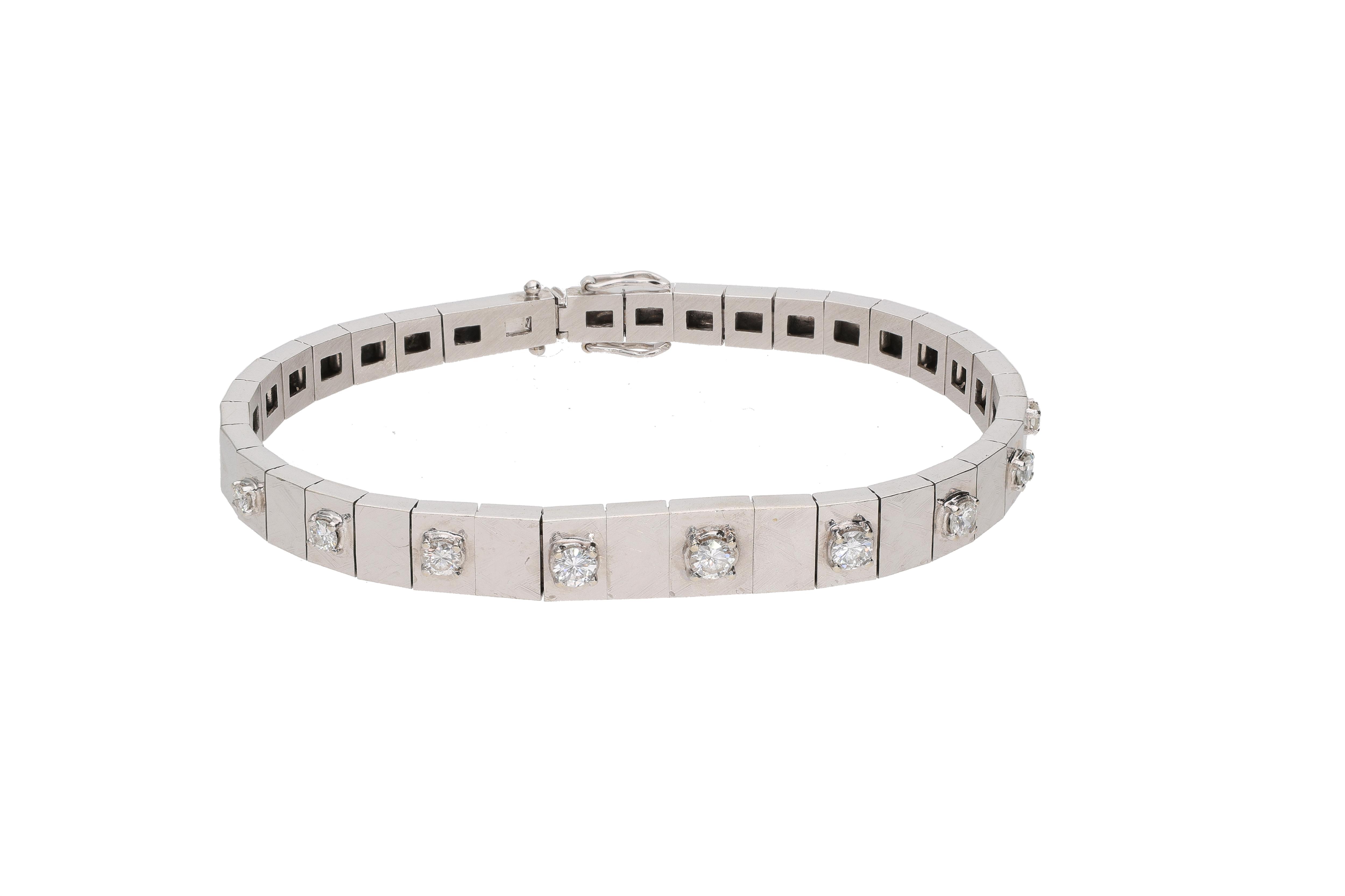 Bracciale con diamanti - Asta Preziosi