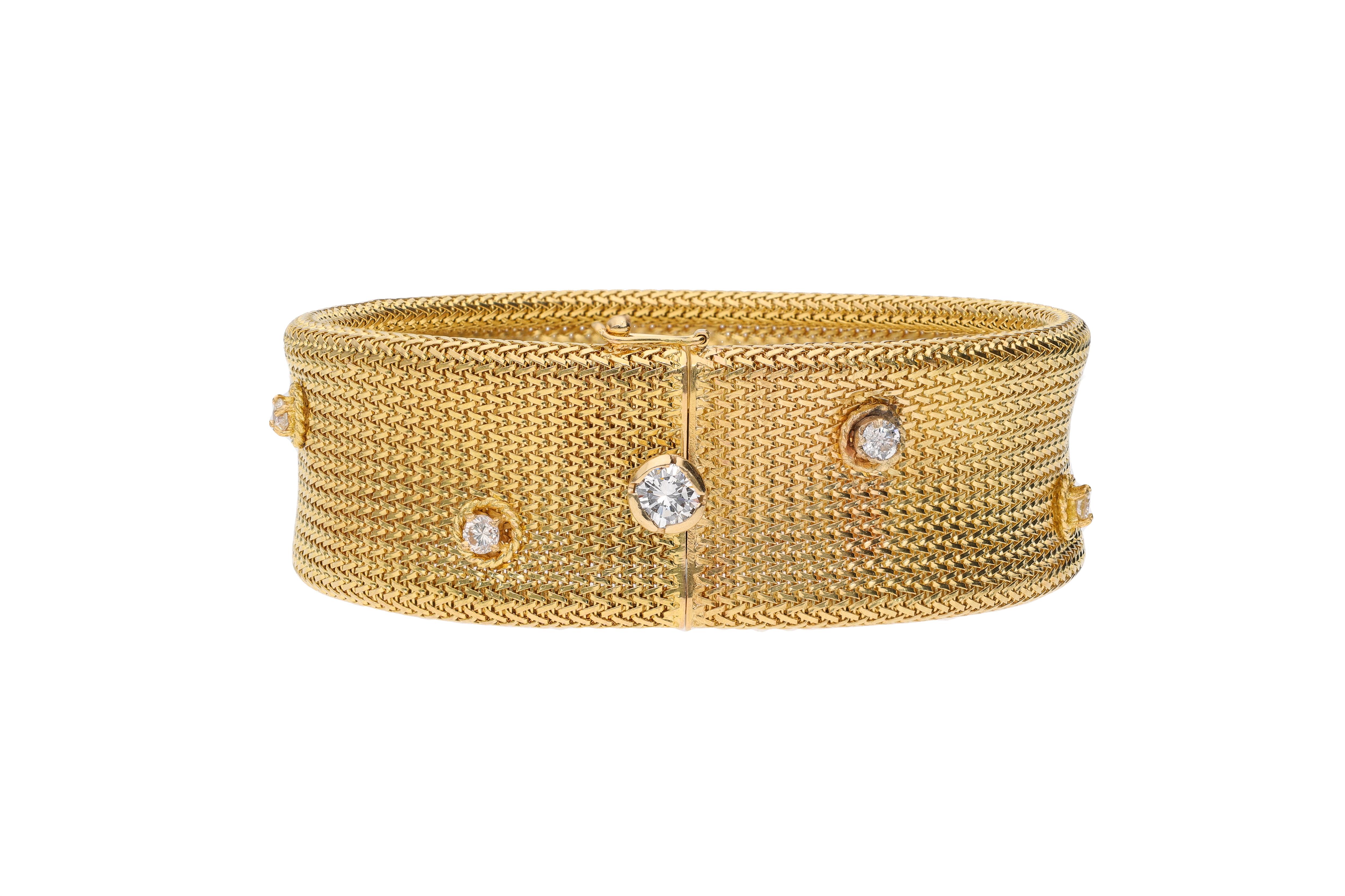 Bracciale con diamanti - Asta Preziosi