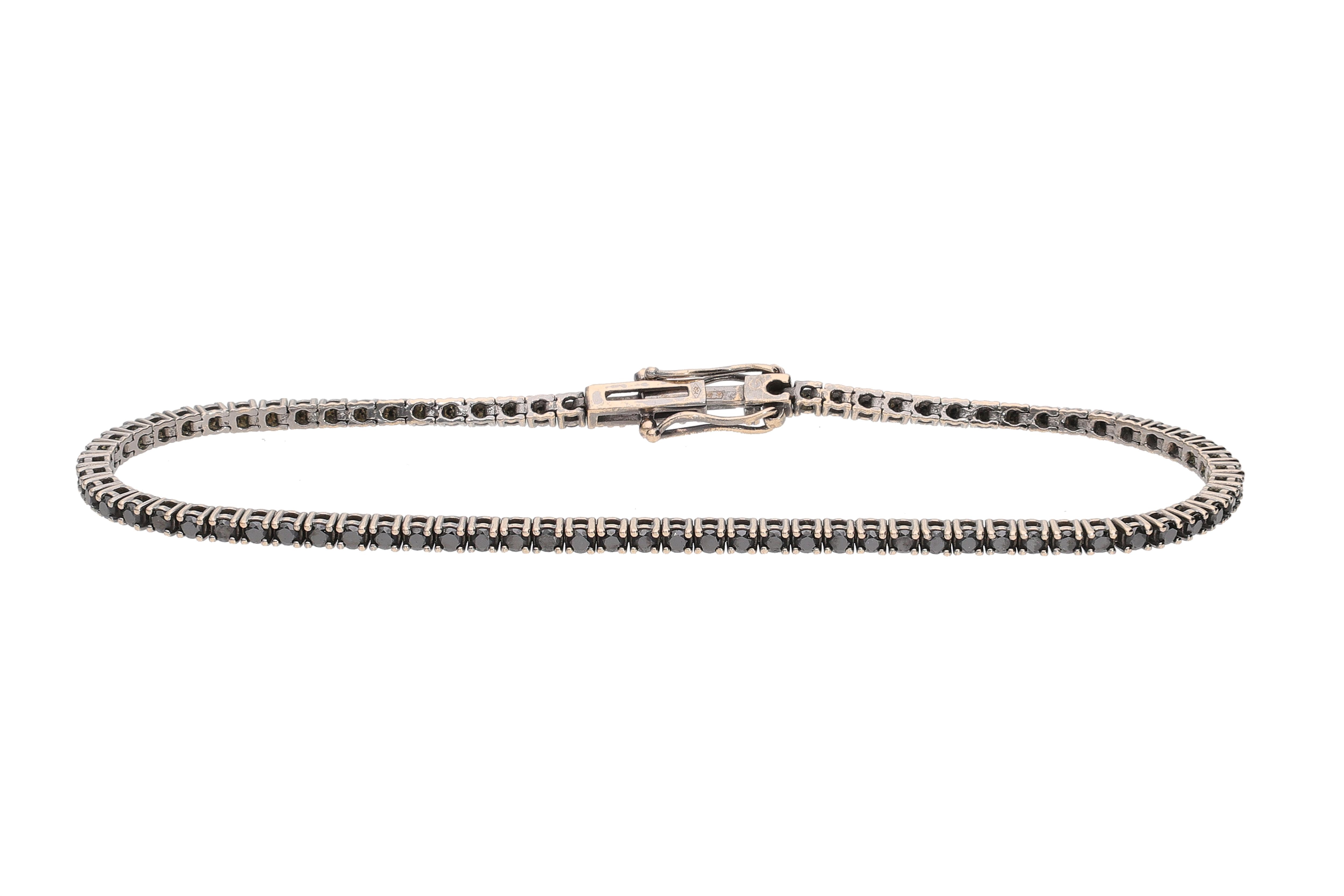 Bracciale con diamanti neri - Asta Preziosi
