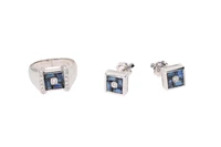 Gianni Carita', parure con diamanti e zaffiri - Asta Preziosi Gianni Carita', parure con diamanti e zaffiri - Asta Preziosi