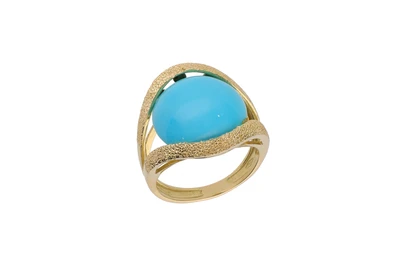 Anello con turchese - Asta Preziosi Anello con turchese - Asta Preziosi